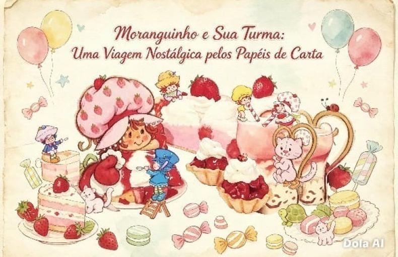 Moranguinho e Sua Turma: Uma Viagem Nostálgica pelos Papéis de Carta