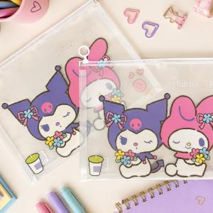 Pasta plástica Hello Kitty e kuromi
