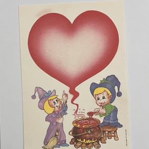 Papel de carta bruxa coração Álvaro de Souza