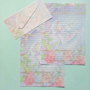 Conjunto de Papel de Carta Vintage