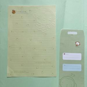 Conjunto de Papel de Carta e Envelope Vintage – SiruSiru Azzumarisang