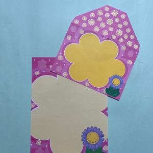 Conjunto Papel de Carta + Envelope Florido