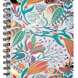 Caderno Espiral Floral - KAZ
