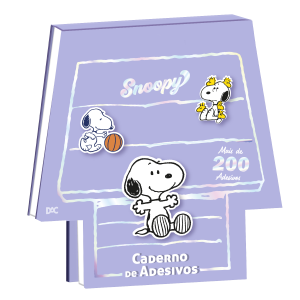 Caderno de Adesivos Snoopy - DAC