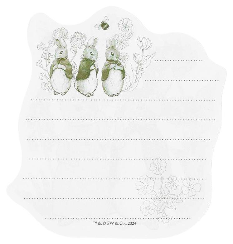 Notinhas Peter Rabbit die cut