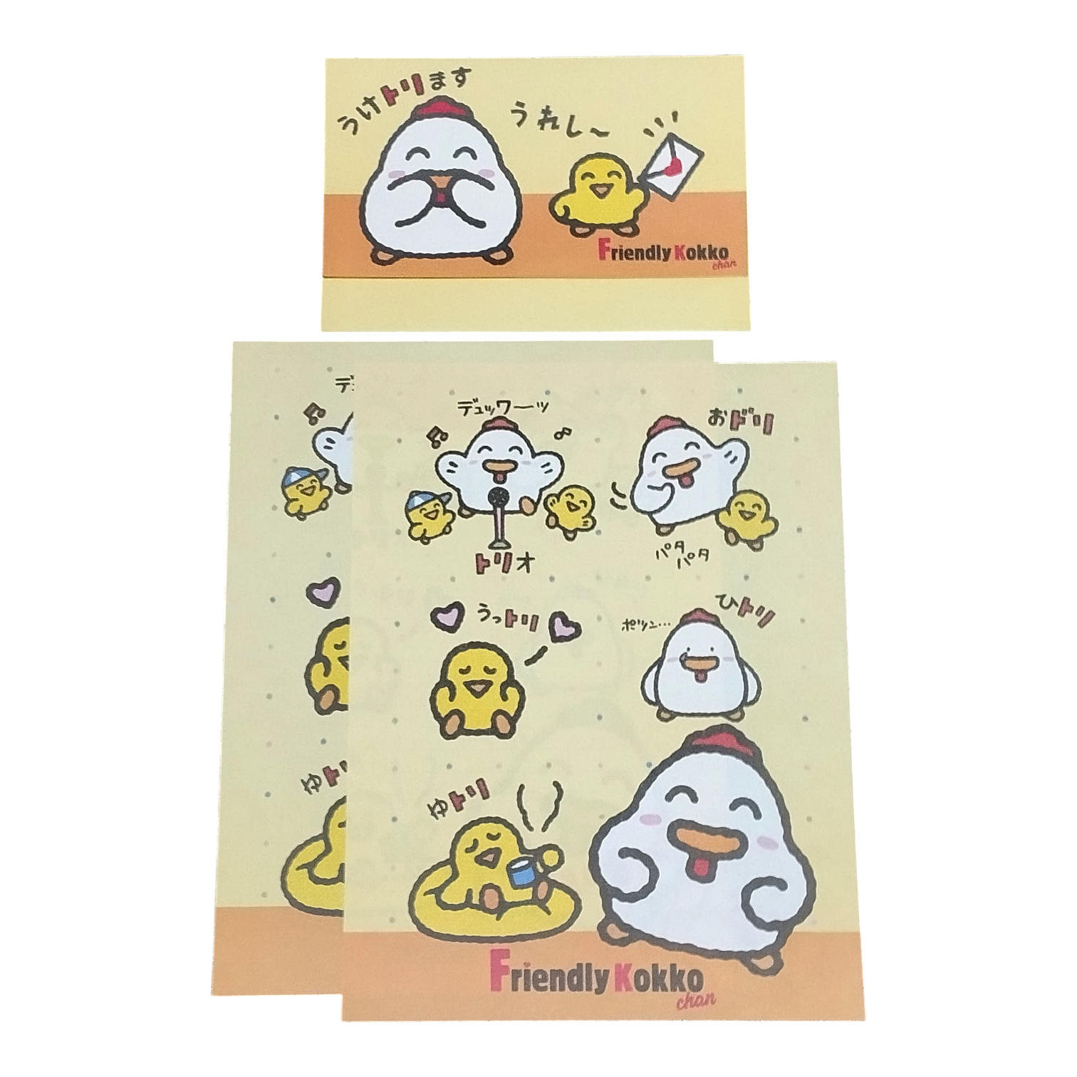 Papel de Carta Sanrio Friendly Kokko Chan