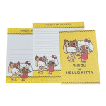 Papel de carta Hello Kitty x Atirou amarelo