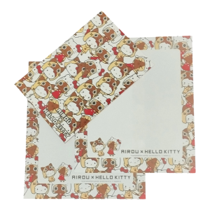 Papel de Carta Hello Kitty x Airou branco
