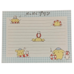 Papel de carta Sanrio Pompompurin Xadrez