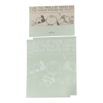Papel de Carta Snoopy verde