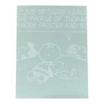 Papel de Carta Snoopy verde