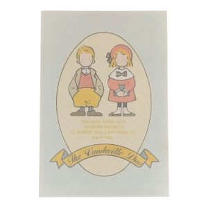 Postal Sanrio The Vaudeville Duo
