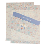 Papel de Carta Sanrio Marron Cream azul