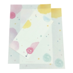 Papel de Carta Hello Kitty Manchas