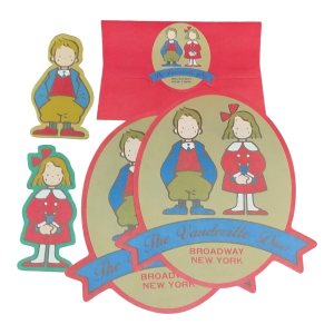 Papel de carta Sanrio The Vaudeville Duo oval