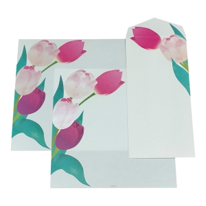Papel de Carta Midori Tulipa