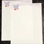 Papel de Carta Sanrio Kuromi Cereja