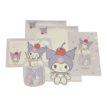 Papel de Carta Sanrio Kuromi Cereja
