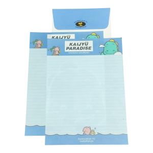 Papel de Carta San-x Kaijyü Paradise azul