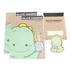 Papel de Carta San-x Kaijyü Paradise pardo