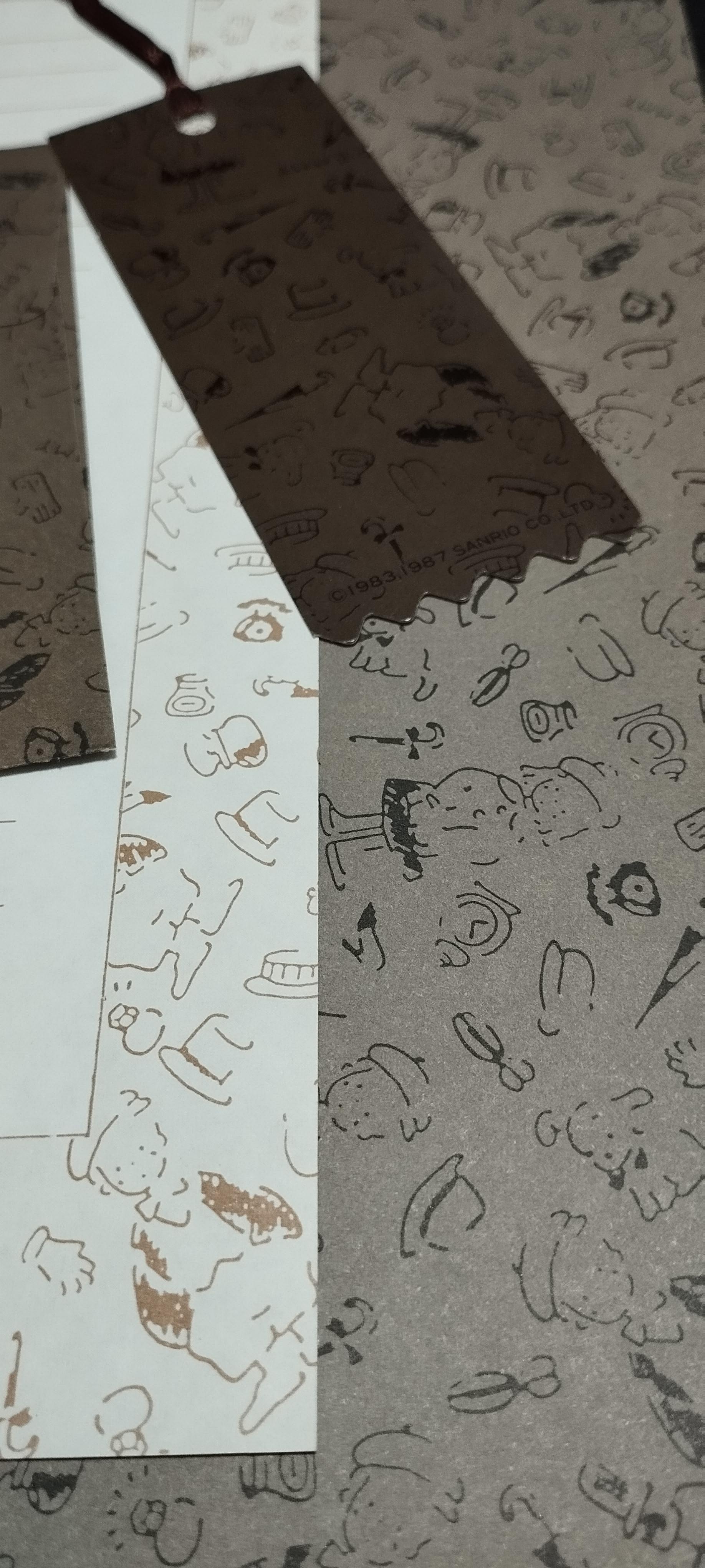 Papel de Carta Sanrio The Vaudeville Duo Marron