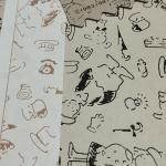 Papel de Carta Sanrio The Vaudeville Duo Bege