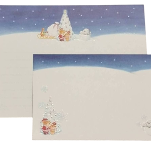 Papel de Carta Hallmark Ursinho Natal