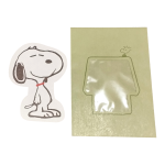 Papel de Carta Snoopy casa verde