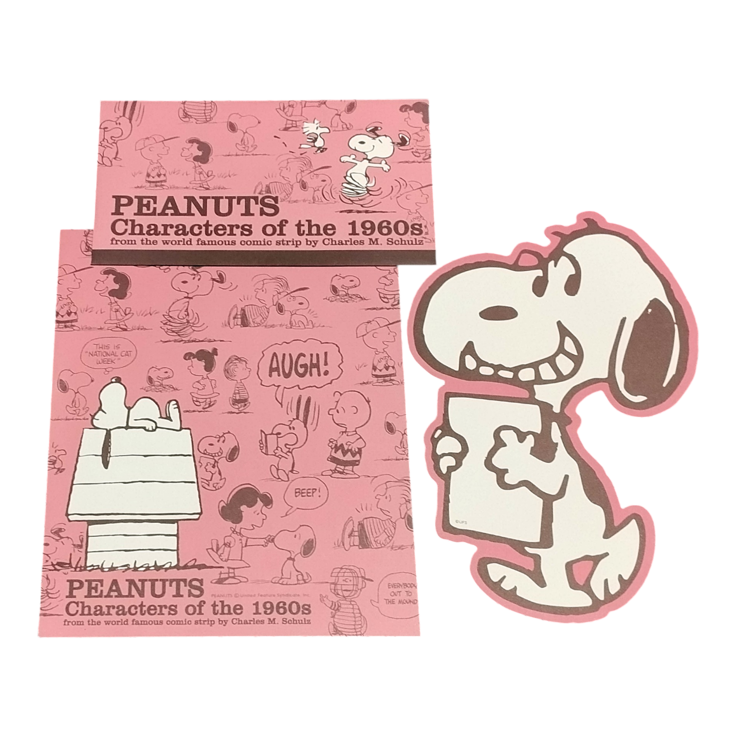 Papel de Carta Snoopy Casa Rosa