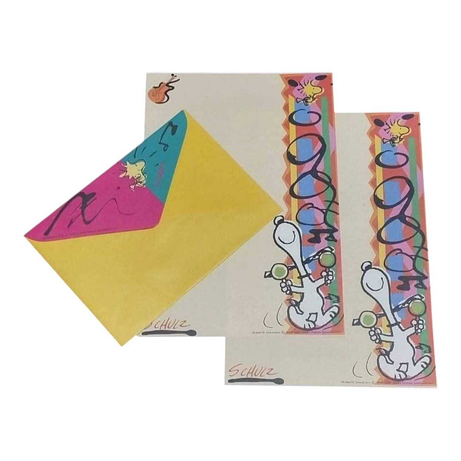 Papel de carta Snoopy Schulz