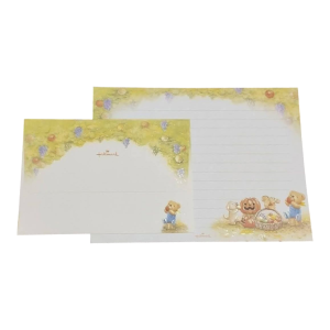 Papel de carta Hallmark Ursinho piquenique.