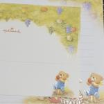 Papel de carta Hallmark Ursinho piquenique.