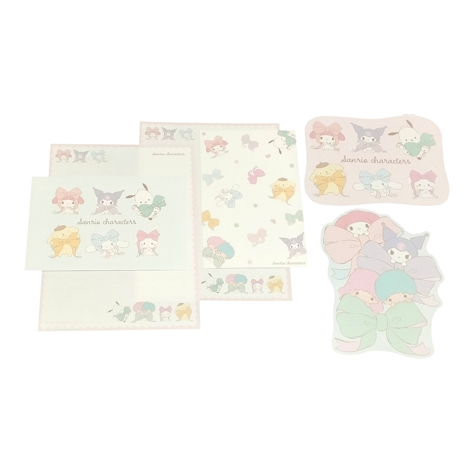 Papel de carta Sanrio Characters laço
