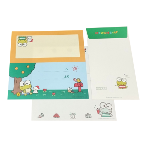 Papel de carta Sanrio Keroppi quadrado