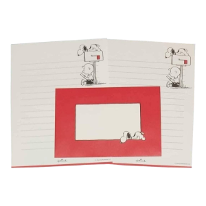 Papel de carta Snoopy carteiro