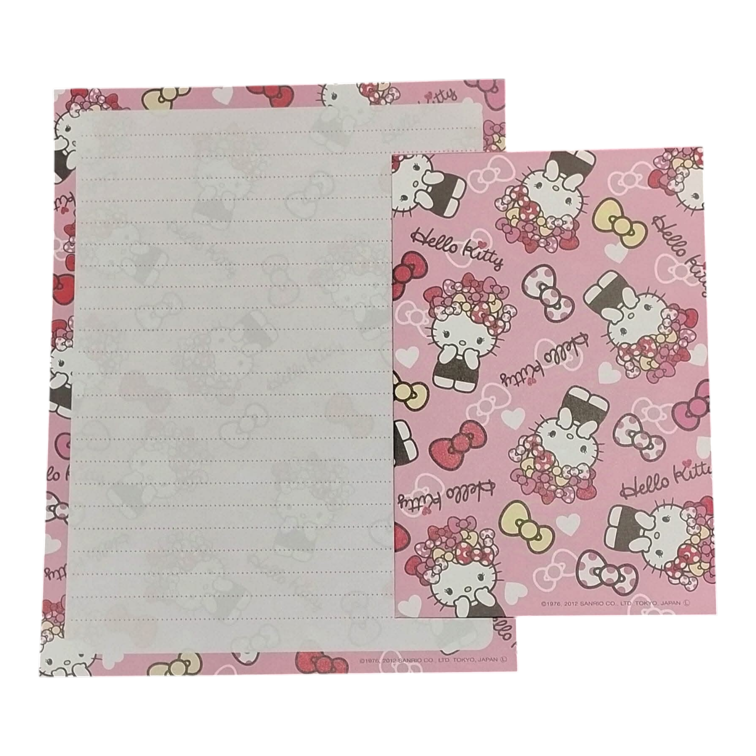 Papel de carta Hello Kitty laços