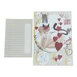 Papel de carta Japonês Gata fashionista
