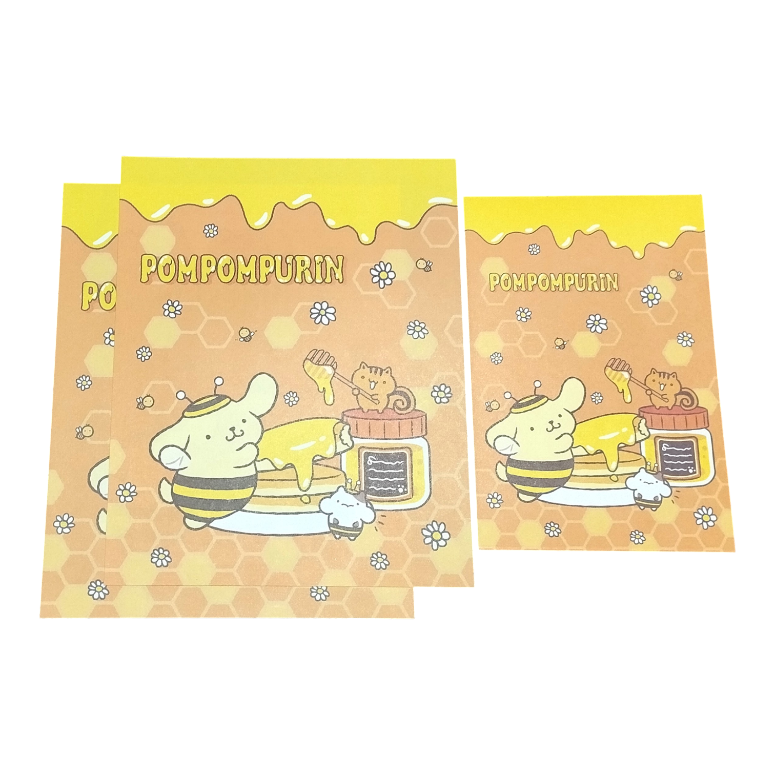Papel de carta Sanrio Pompompurin mel
