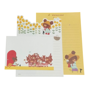 Papel de carta dos ursinhos Margarida