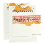 Papel de carta ursinhos The Bears School