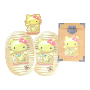 Papel de carta Hello Kitty Oval ouro
