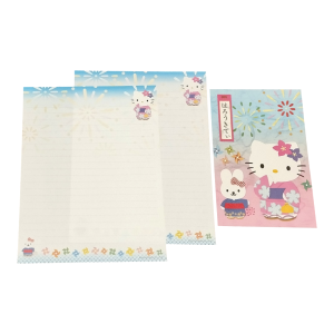 Papel de carta Sanrio Hello Kitty Fogos de artificio
