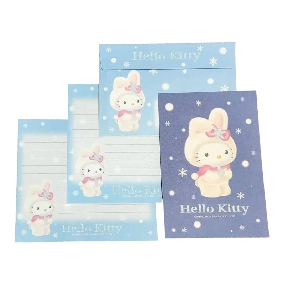 Papel de carta Hello Kitty Coelho da neve