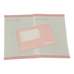 Papel de carta Hello Kitty Xadrez rosa