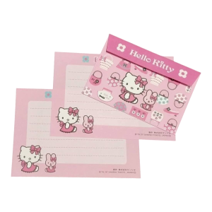 Papel de carta Hello Kitty acessórios