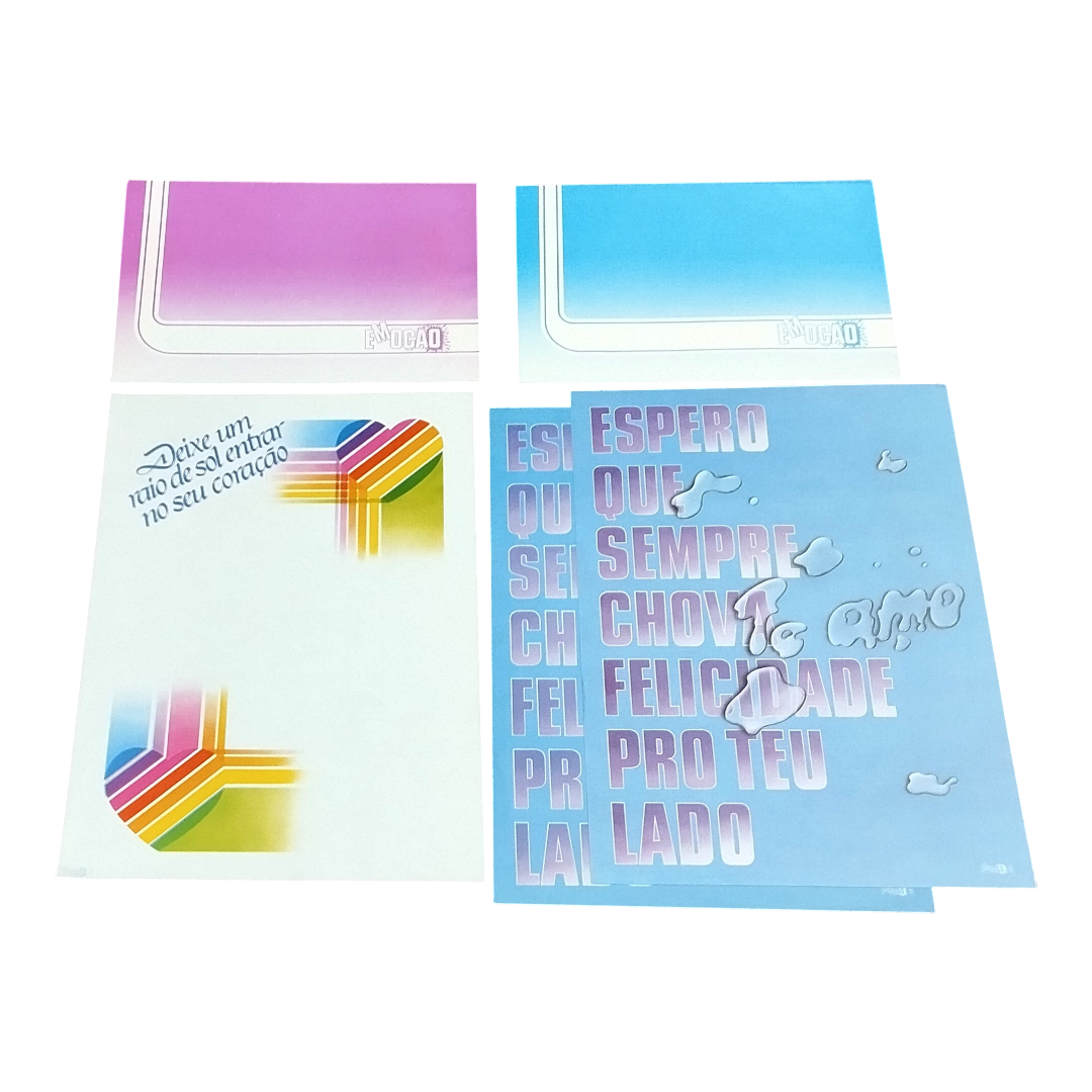 Papel de carta Emoção