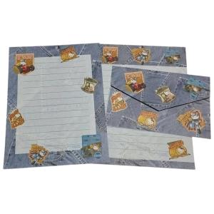 Papel de Carta Hello Kitty e Piu Piu