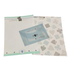 Papel de carta San-x Joker Trip verde