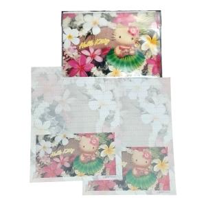Papel de carta Hello Kitty Havaiana