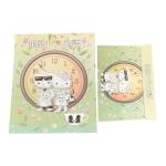 Papel de Carta Hello Kitty Cinza verde claro